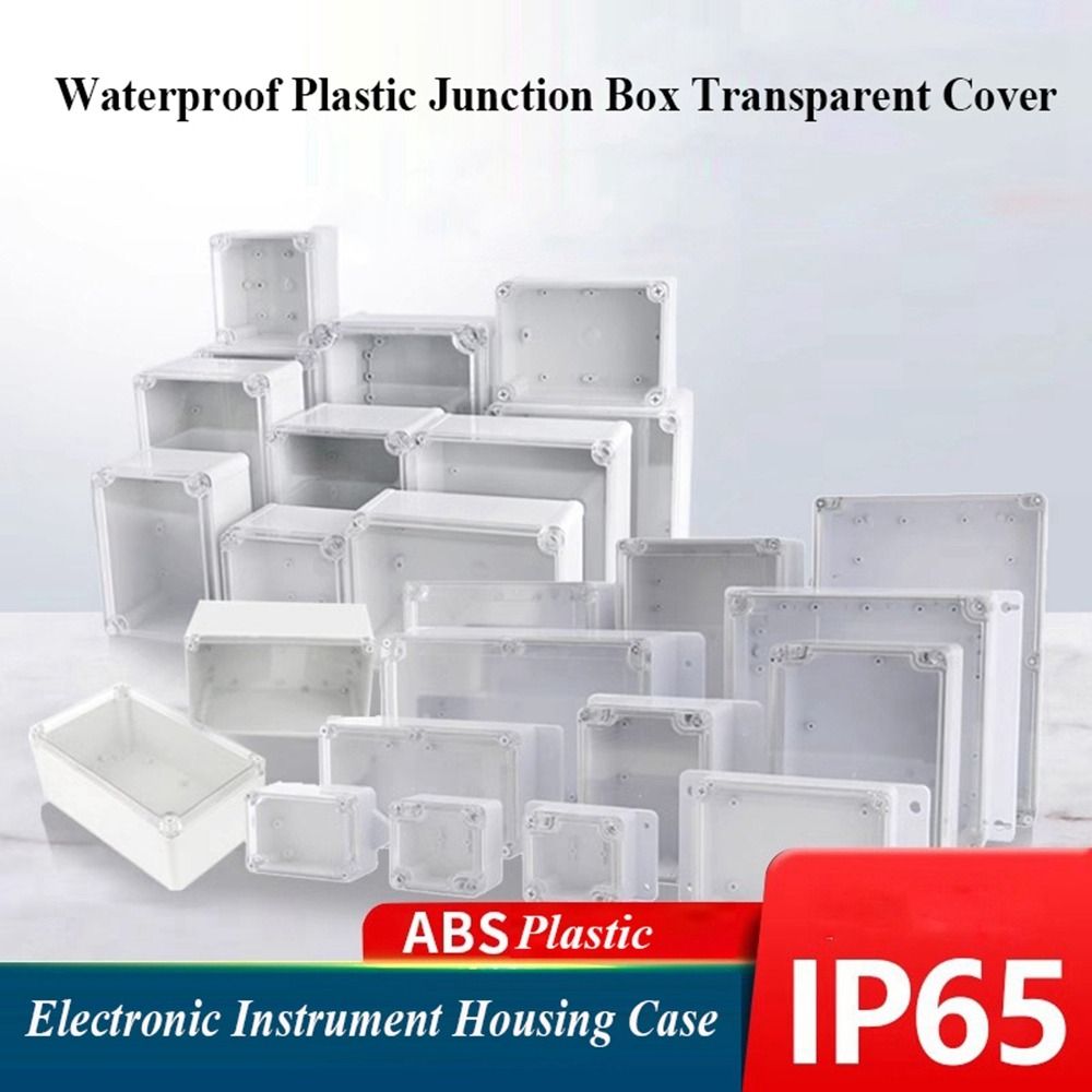 Diy Electronics Websites - Waterproof Outdoor Junction Box Transparent Plastic