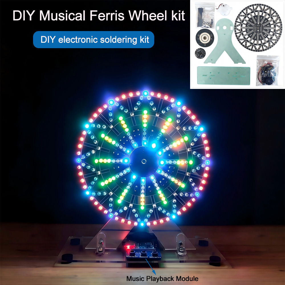 Diy Electronics Gadget - Diy electronic kits LED-Lit Musical Ferris