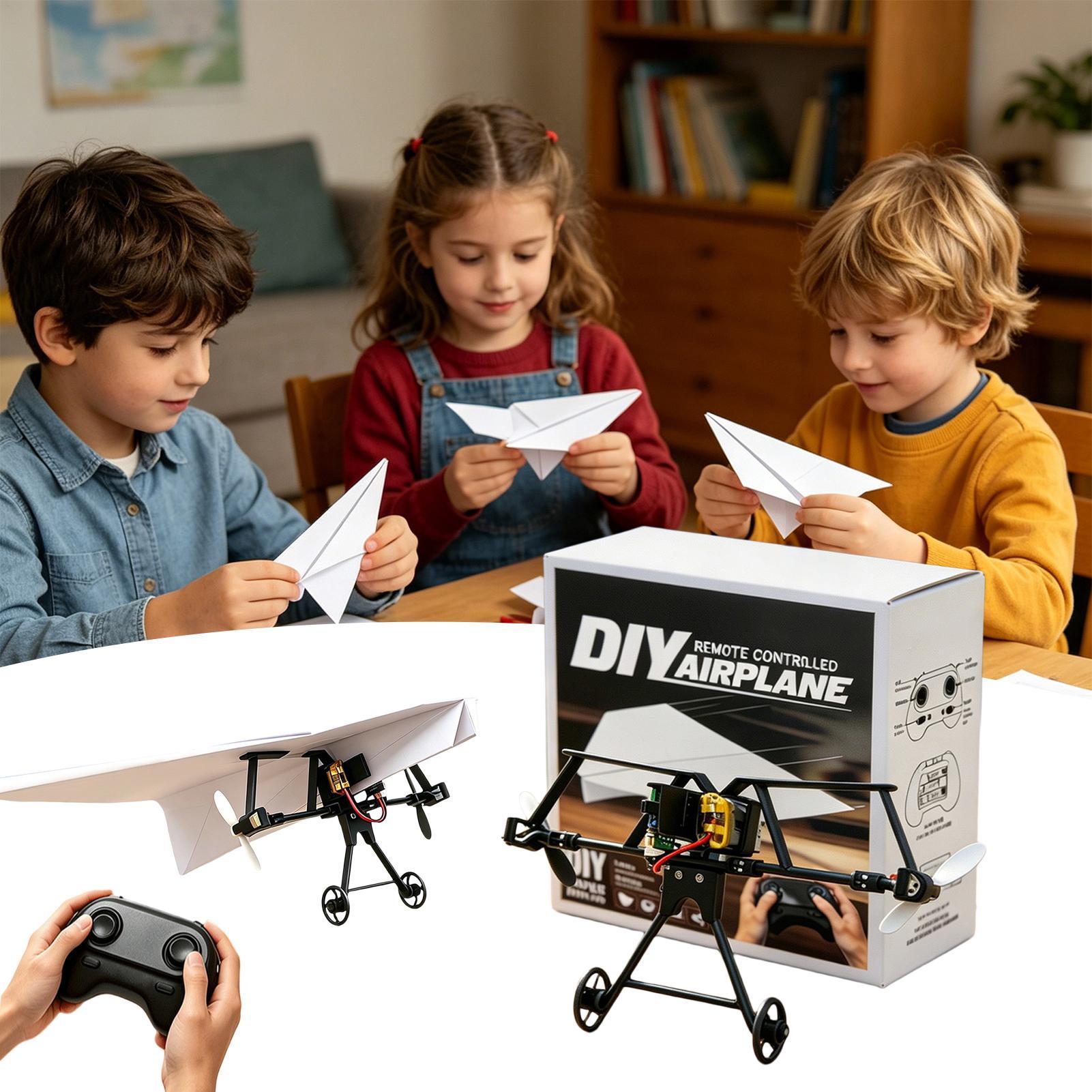 Diy Electronics For Kids - DIY RC Paper Airplane Kit Plane