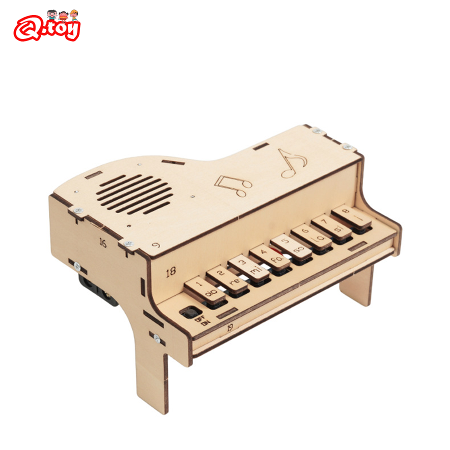 DIY Wooden Electronic Piano Mo - огляд і ціна Diy Electronics Toys