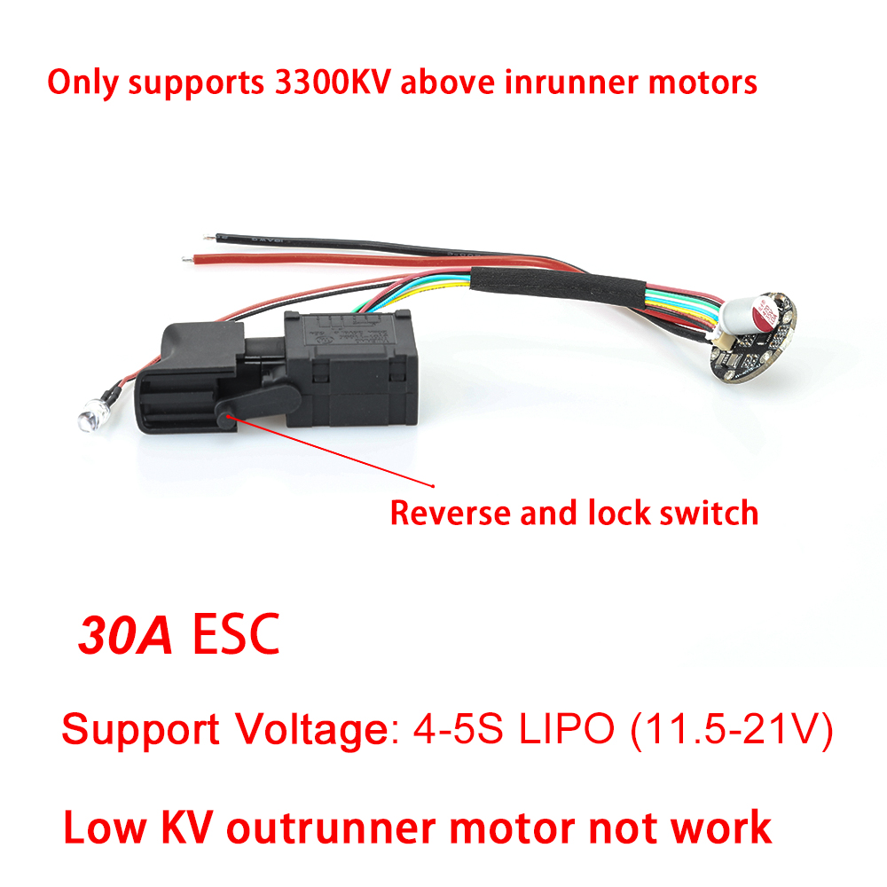 25A 30A Brushless ESC Jet Fan  - огляд і ціна Diy Electronics Motor