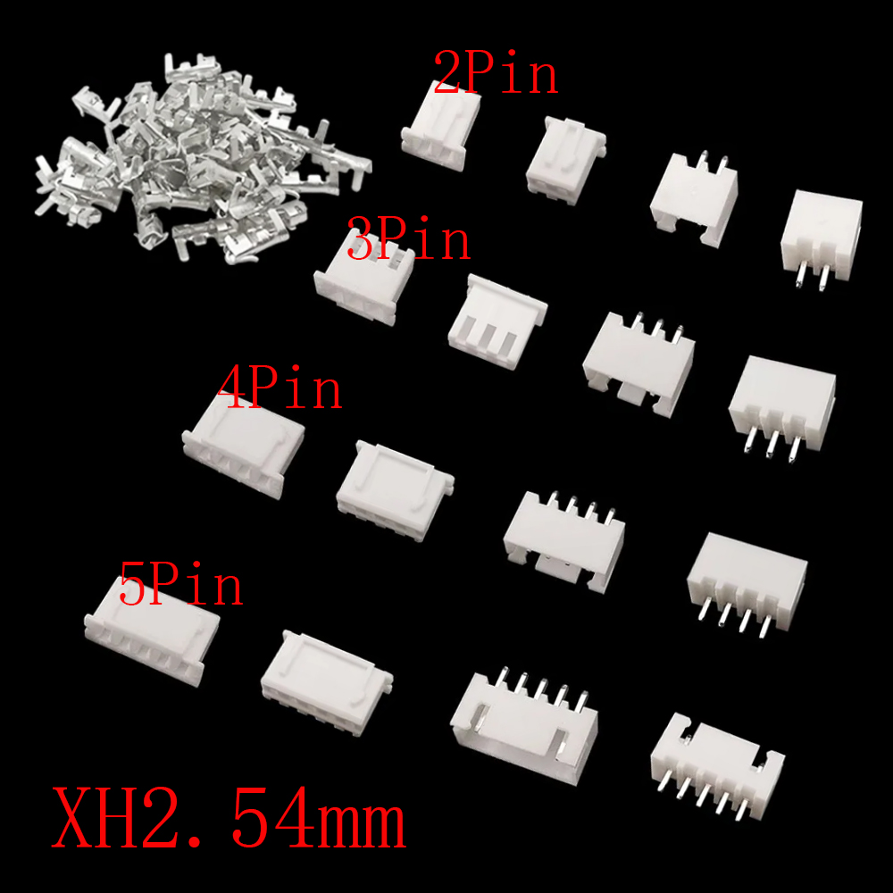 100Pcs XH2.54 JST Connector Te - огляд і ціна Male Female Header Pin