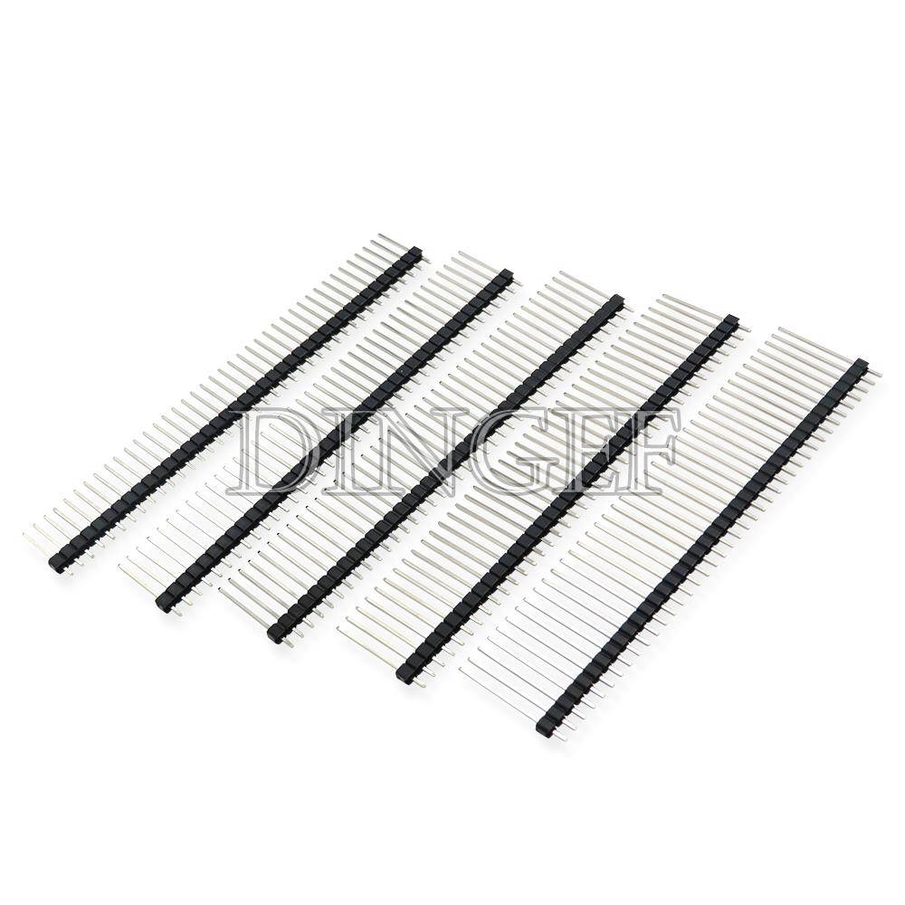 5PCS 40PIN 2.54mm Single Row M - огляд і ціна Male Female Header Pin
