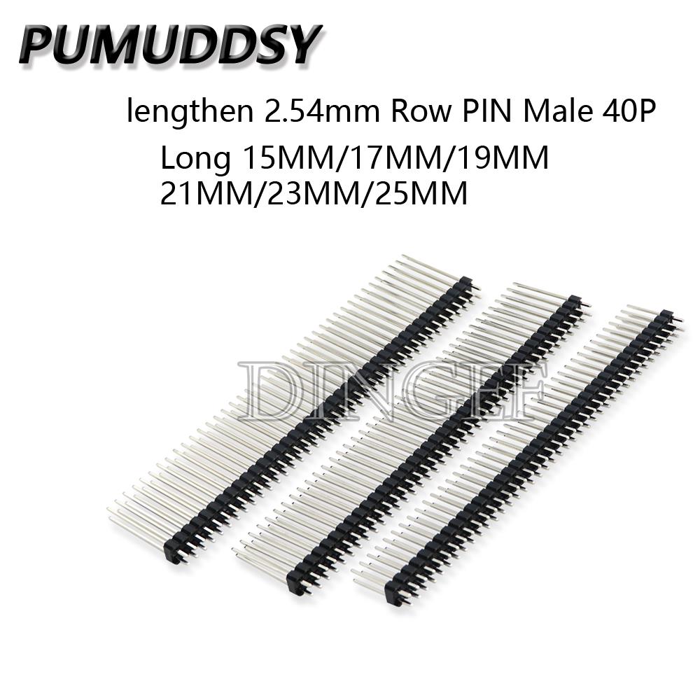 5PCS 40PIN 2.54mm Single Row M - огляд і ціна Male Female Header Pin