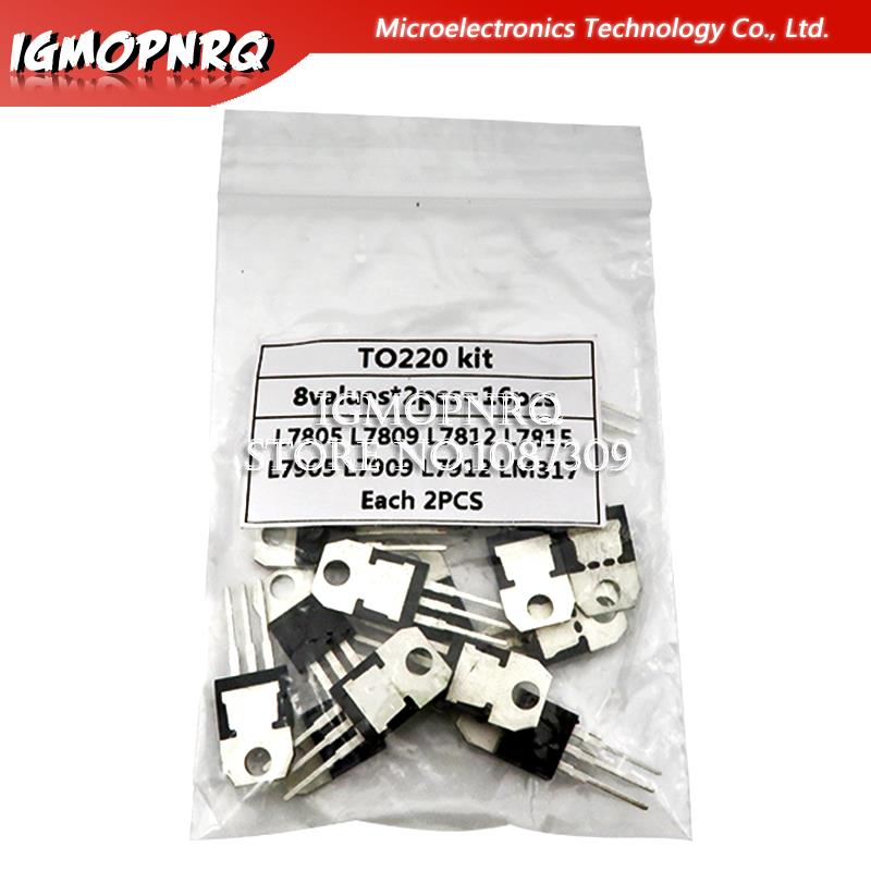 8value*2PCS=16PCS 7805 7809 78 - огляд і ціна Lm317 Voltage Regulator