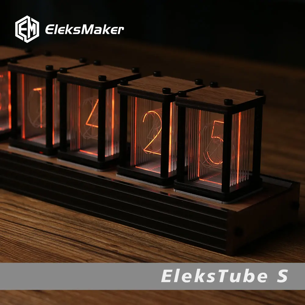 RGB Nixie Tube Clock DIY Table - огляд і ціна Diy Electronics Gift Ideas