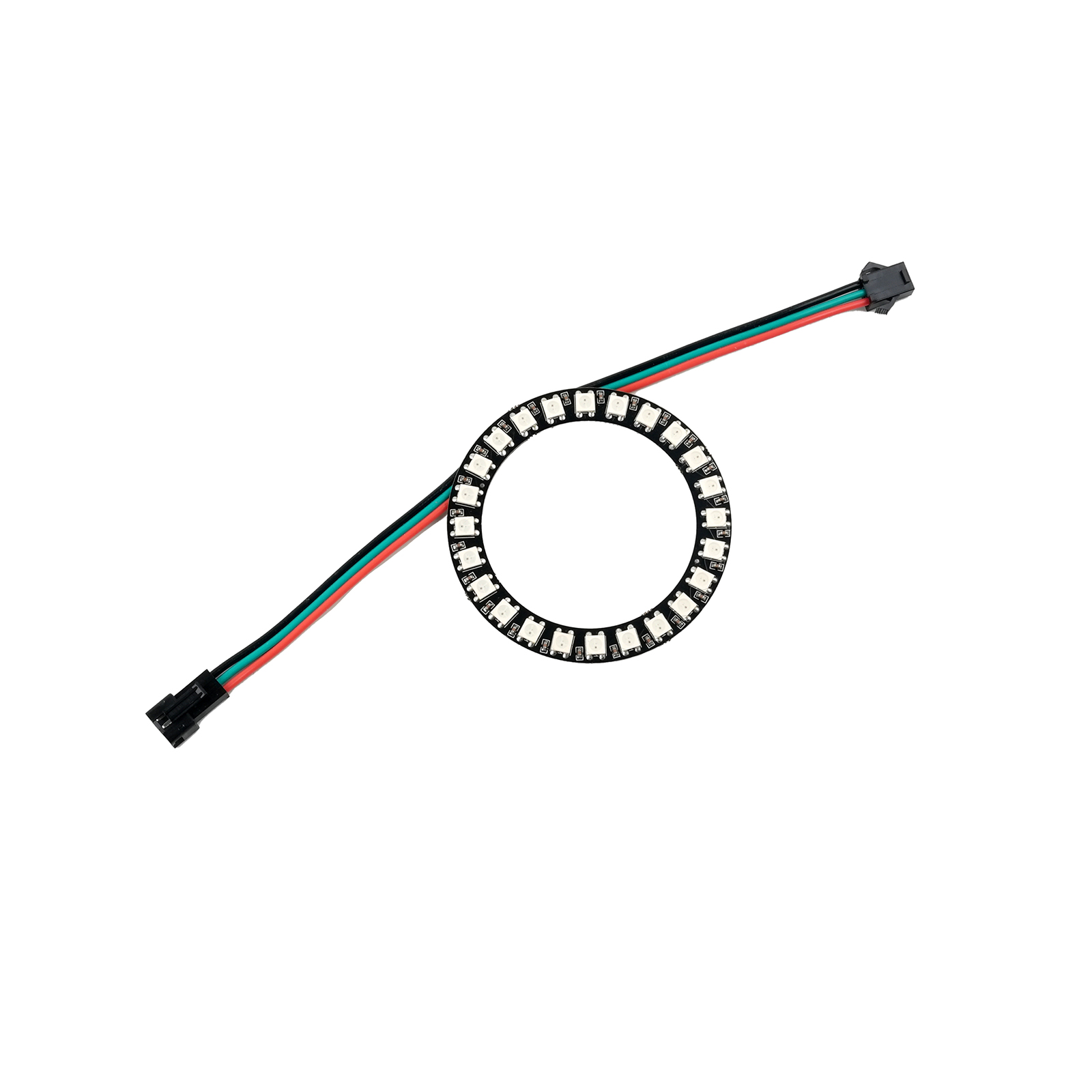 Smart WS2812B 24LED Ring Light - огляд і ціна Diy Electronics Address