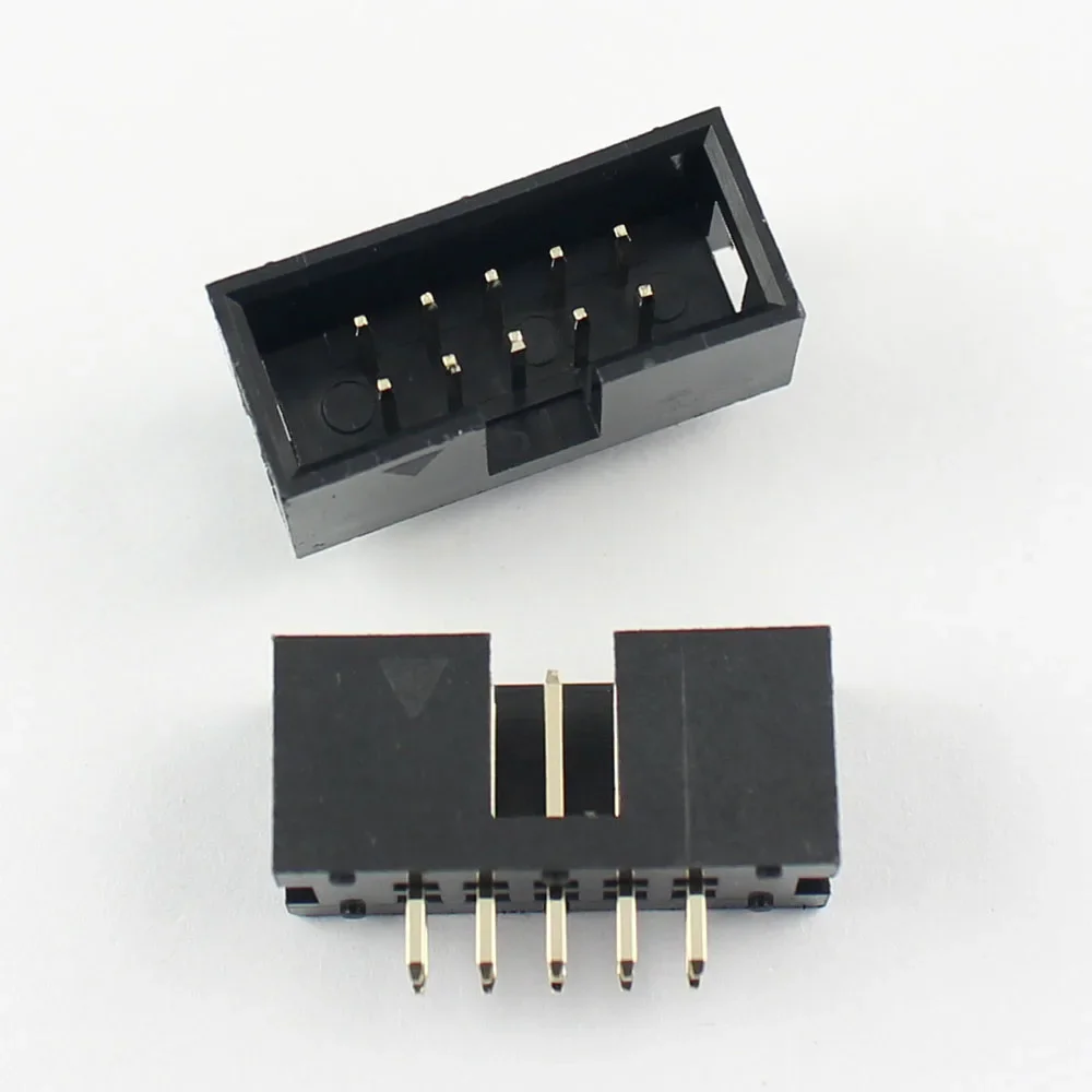 100pcs 2.54mm 2x5 Pin 10 Pin S - огляд і ціна Male Female Header Pin