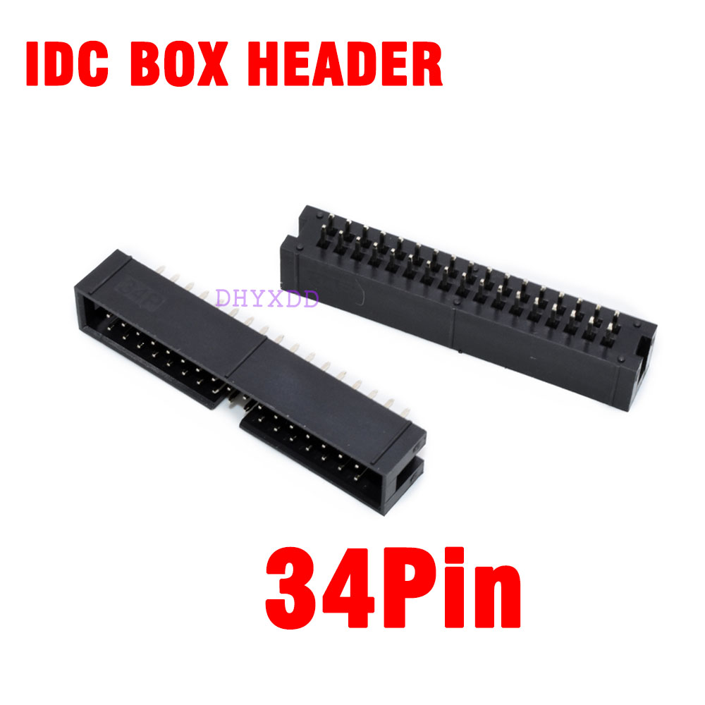 10pcs 2.54mm 2x17 Pin 34 Pin S - огляд і ціна Male Female Header Pin