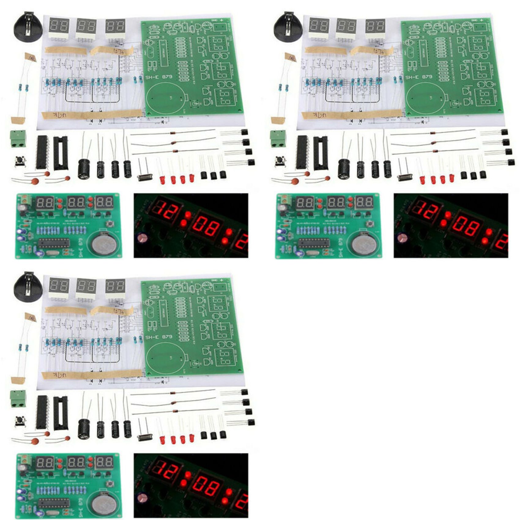 T31C-3 Set AT89C2051 6 Digital - огляд і ціна Diy Electronics Flux