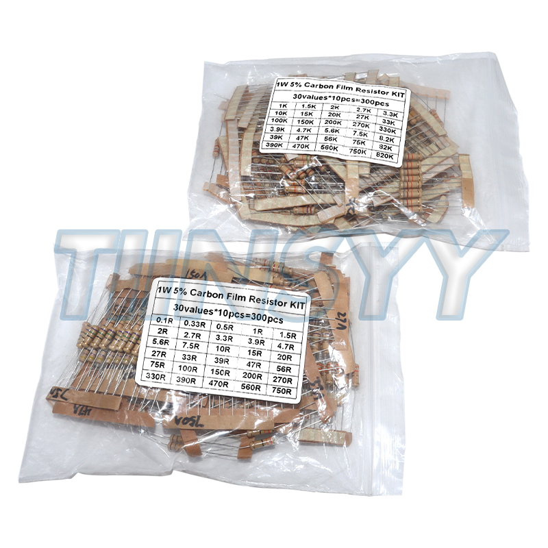 300PCS Resistor Kit 1W 5% Carb - огляд і ціна Diy Electronics Gadget