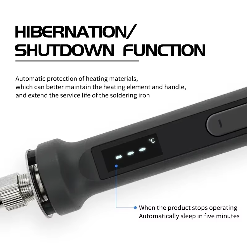 100W Digital Soldering Iron Ki - огляд і ціна Diy Electronics Toys