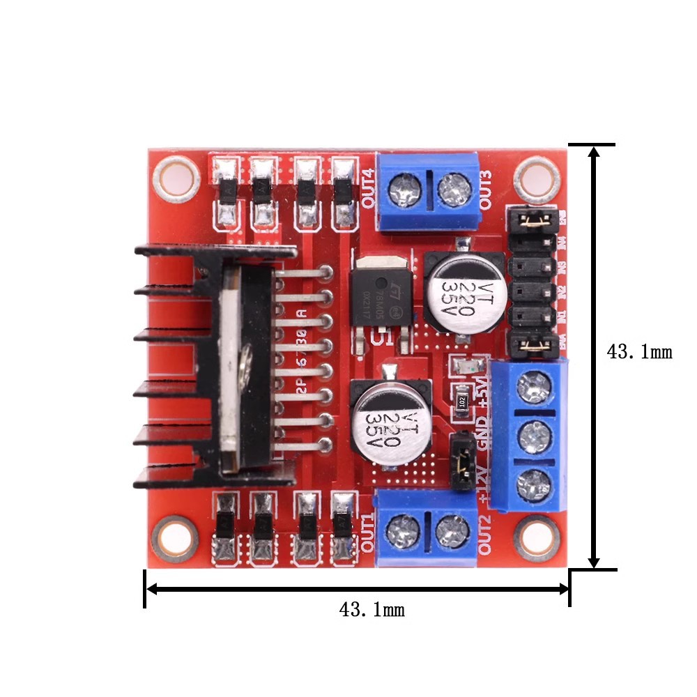 1~100Pcs L298N DC Stepper Moto - огляд і ціна Diy Electronics Motor