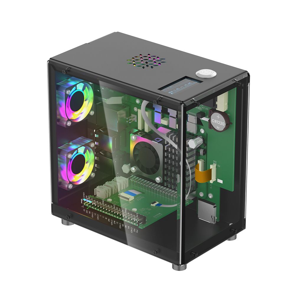 Raspberry Pi 5 Case Protective - огляд і ціна Diy Electronics Raspberry Pi