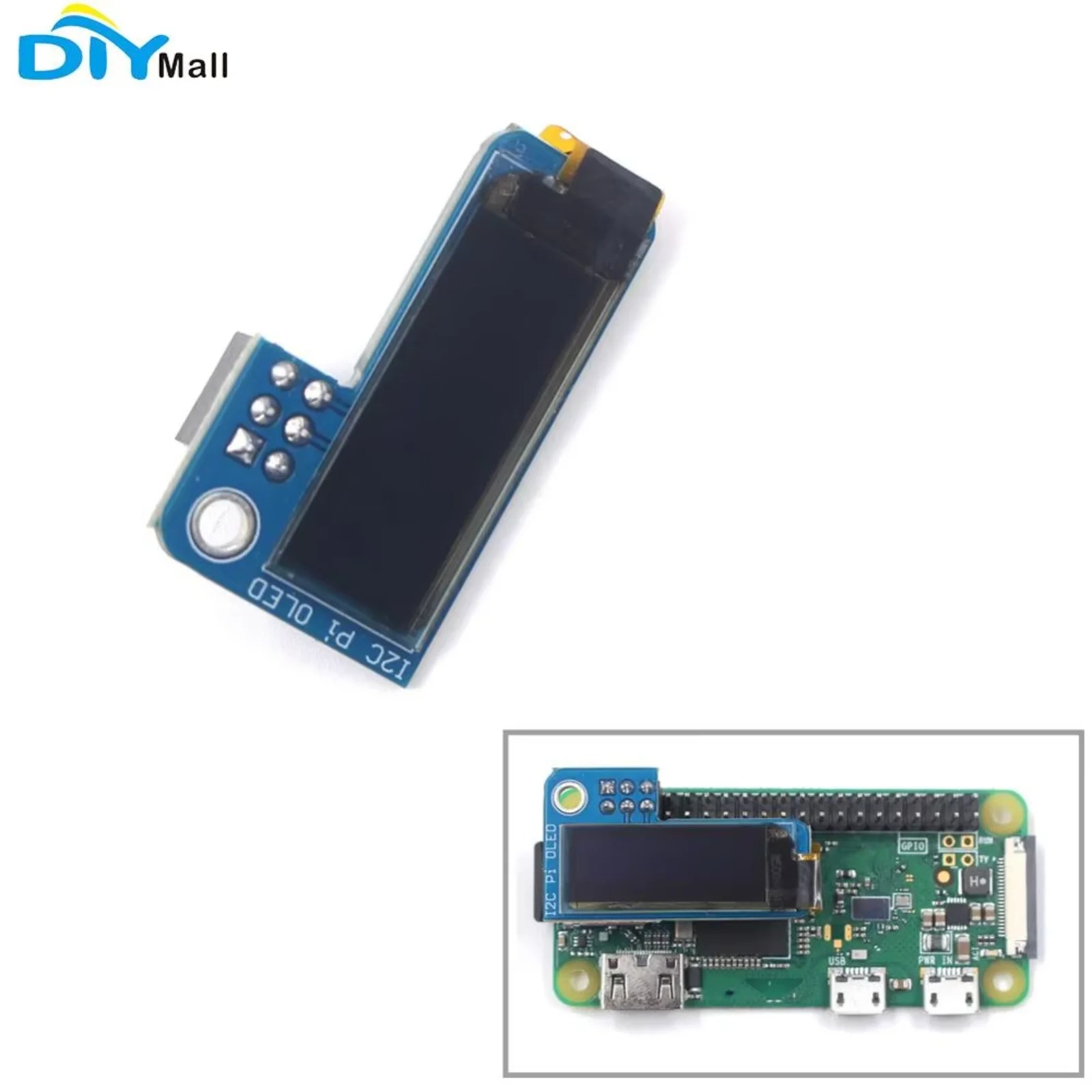 DIYmall 0.91 Inch OLED Display - огляд і ціна Diy Electronics Raspberry Pi