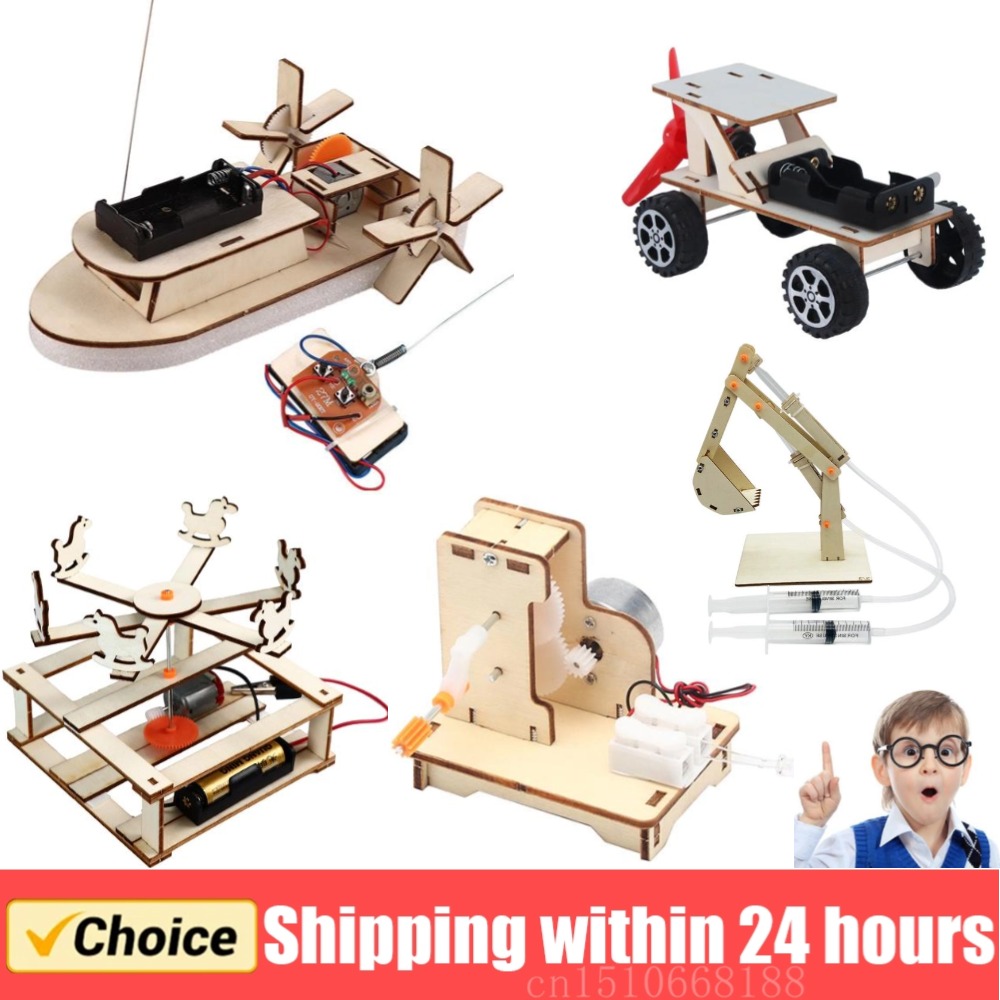 DIY Boat Model Science Toys Ki - огляд і ціна Diy Electronics For Kids