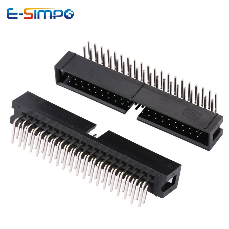 10pcs DC3 2.54mm DIP RA Right  - огляд і ціна Male Female Header Pin