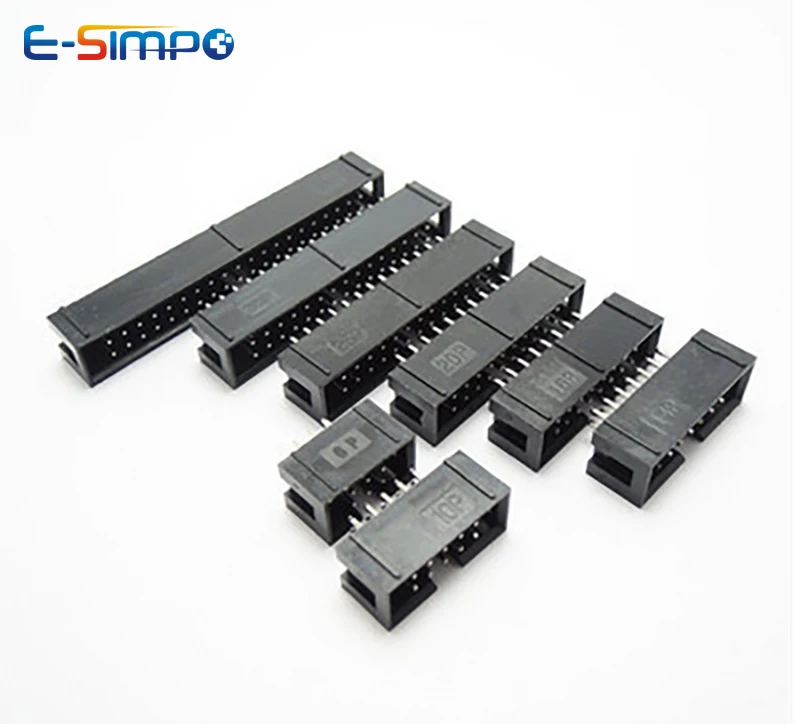 10pcs DC3 2.54mm DIP RA Right  - огляд і ціна Male Female Header Pin