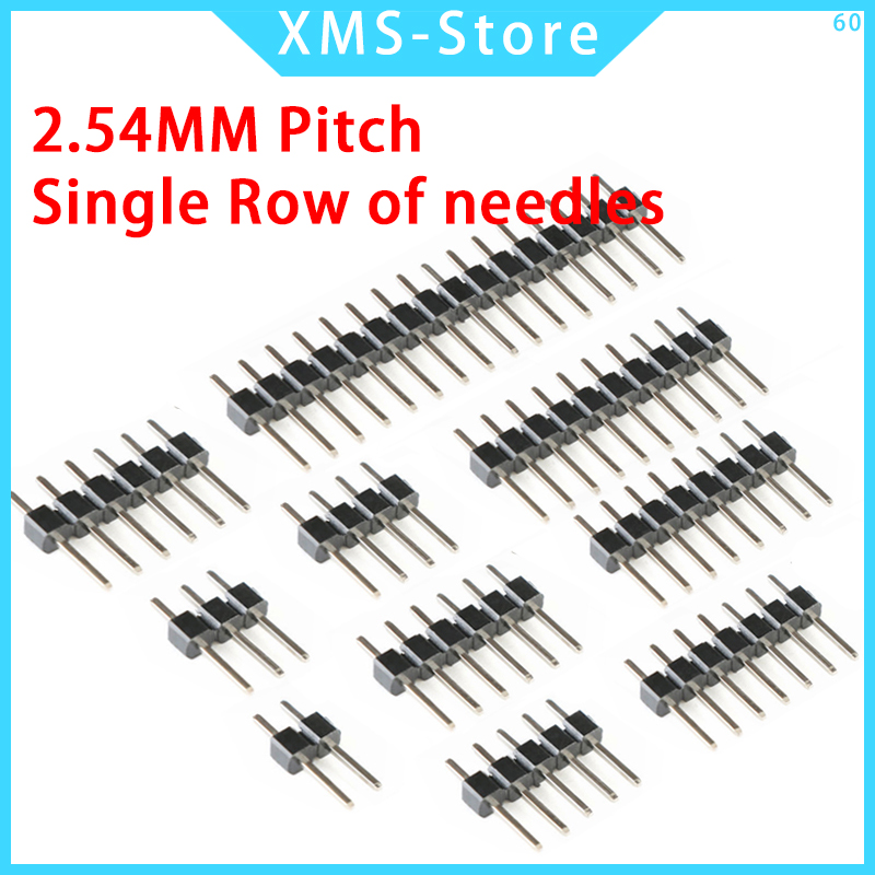 2.54mm Single Row Male PCB Boa - огляд і ціна Male Female Header Pin