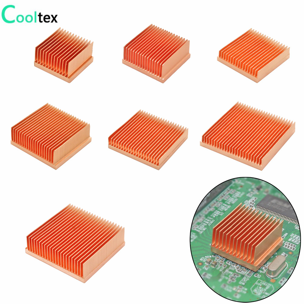 DIY Pure Copper Heatsink Skivi - огляд і ціна Diy Electronics Raspberry Pi