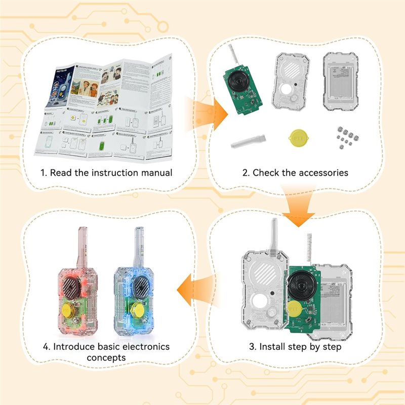 B03B-Walkie Talkies For Kids,  - огляд і ціна Diy Electronics For Kids