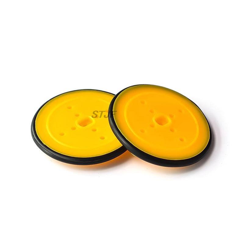 10pcs 410 rubber wheels robot  - огляд і ціна Diy Electronics Motor