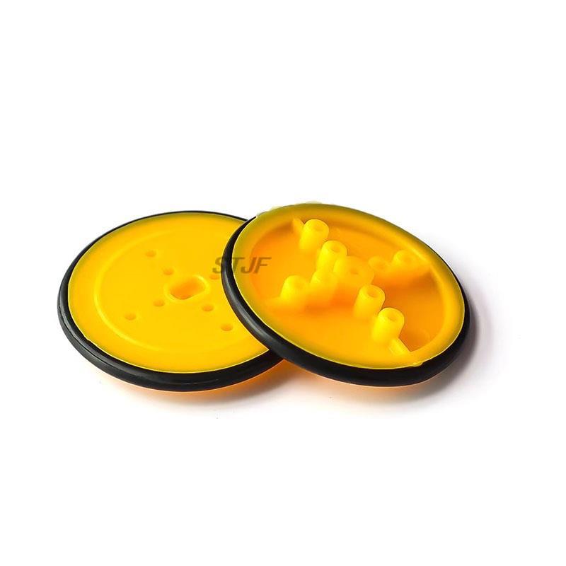 10pcs 410 rubber wheels robot  - огляд і ціна Diy Electronics Motor
