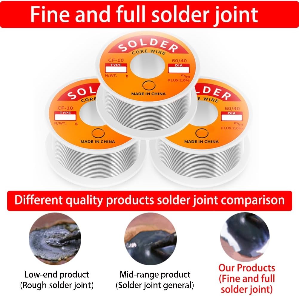 Tin Solder Wire Rosin Core 2%  - огляд і ціна Diy Electronics Flux