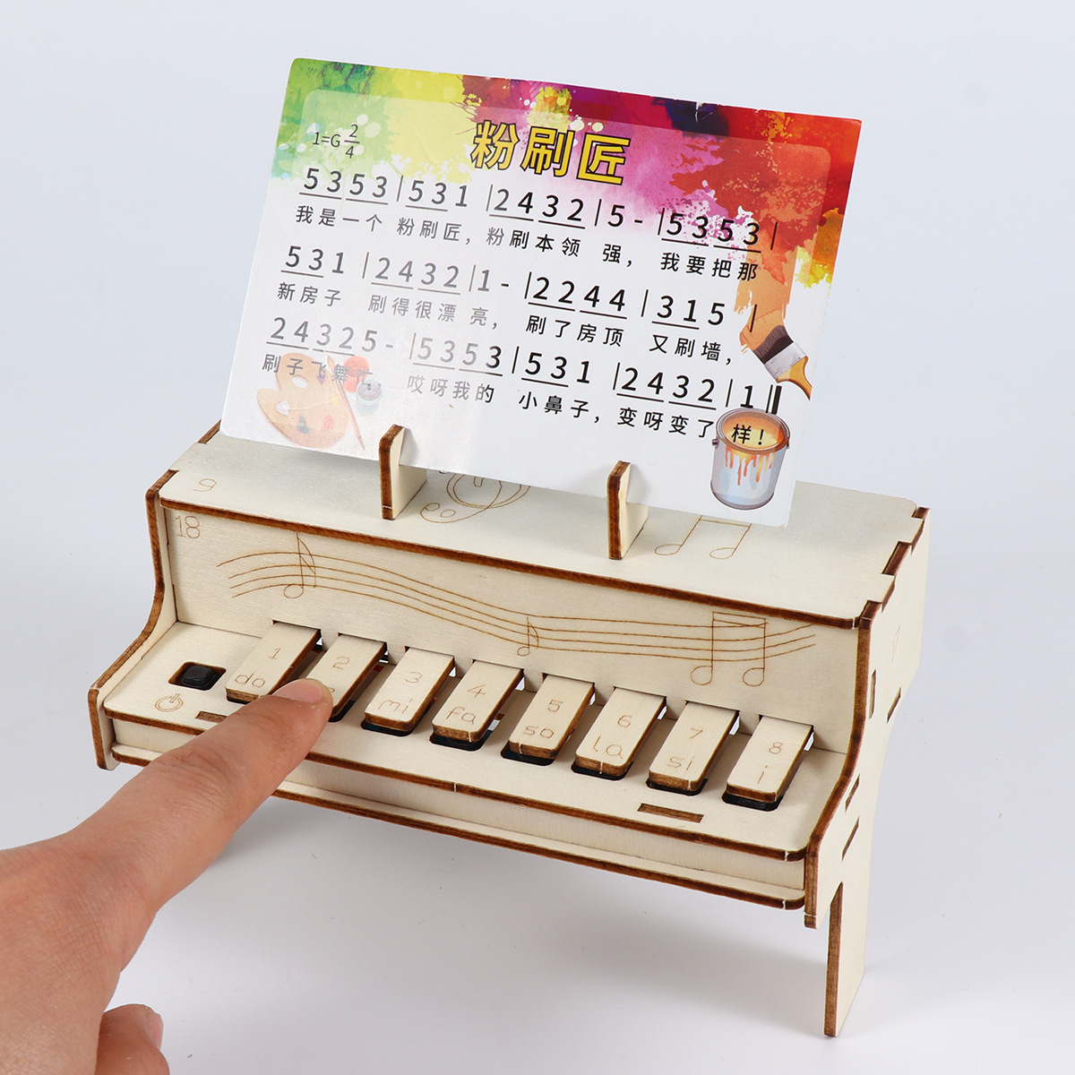 DIY Wooden Electronic Piano Mo - огляд і ціна Diy Electronics For Kids