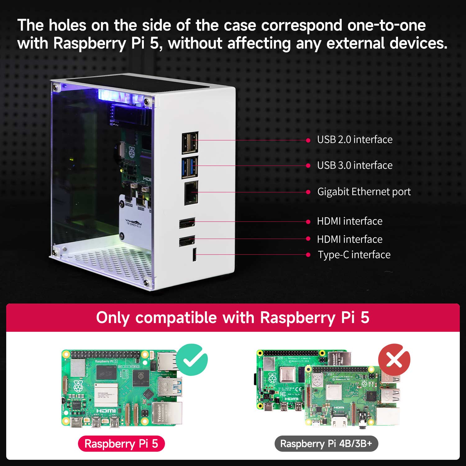 Raspberry Pi 5 Case Protective - огляд і ціна Diy Electronics Raspberry Pi