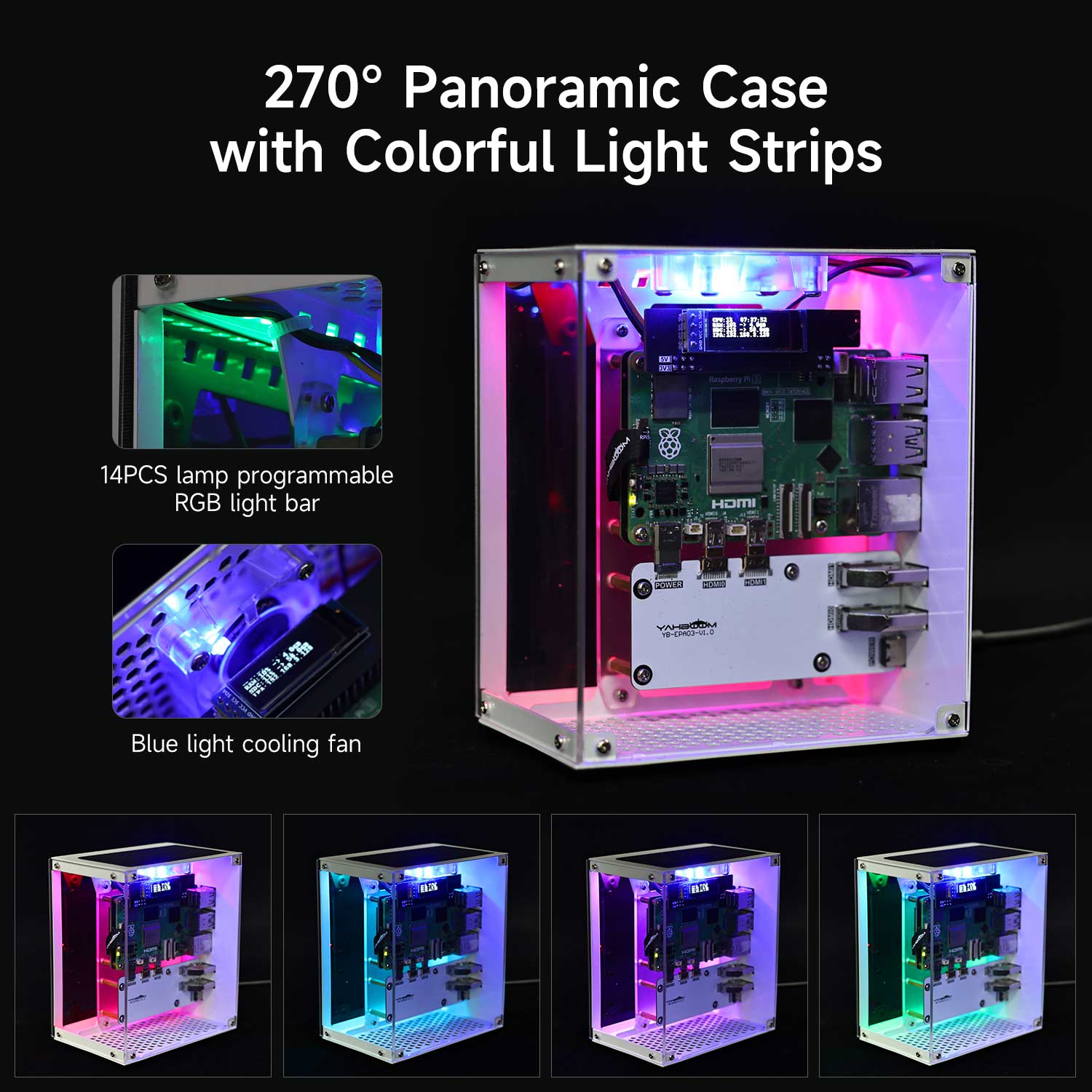 Raspberry Pi 5 Case Protective - огляд і ціна Diy Electronics Raspberry Pi
