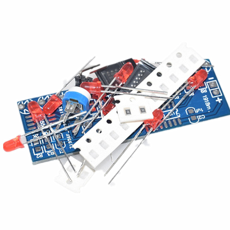 NE555+CD4017 Running LED Flow  - огляд і ціна Diy Electronics Websites