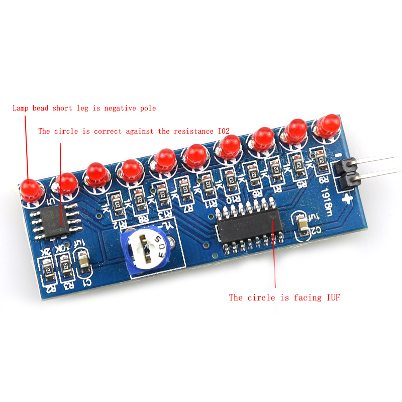 NE555+CD4017 Running LED Flow  - огляд і ціна Diy Electronics Websites