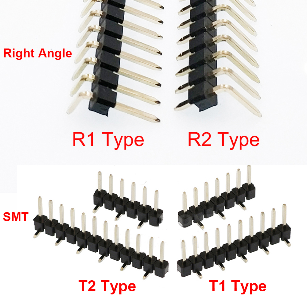 100pcs 2.54mm Single Row Break - огляд і ціна Male Female Header Pin