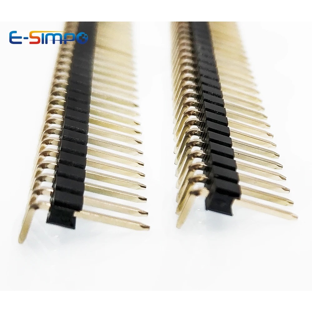 100pcs 2.54mm Single Row Break - огляд і ціна Male Female Header Pin